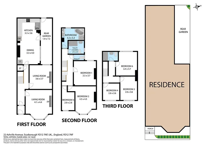 Darcey House 別荘 スカーバラ